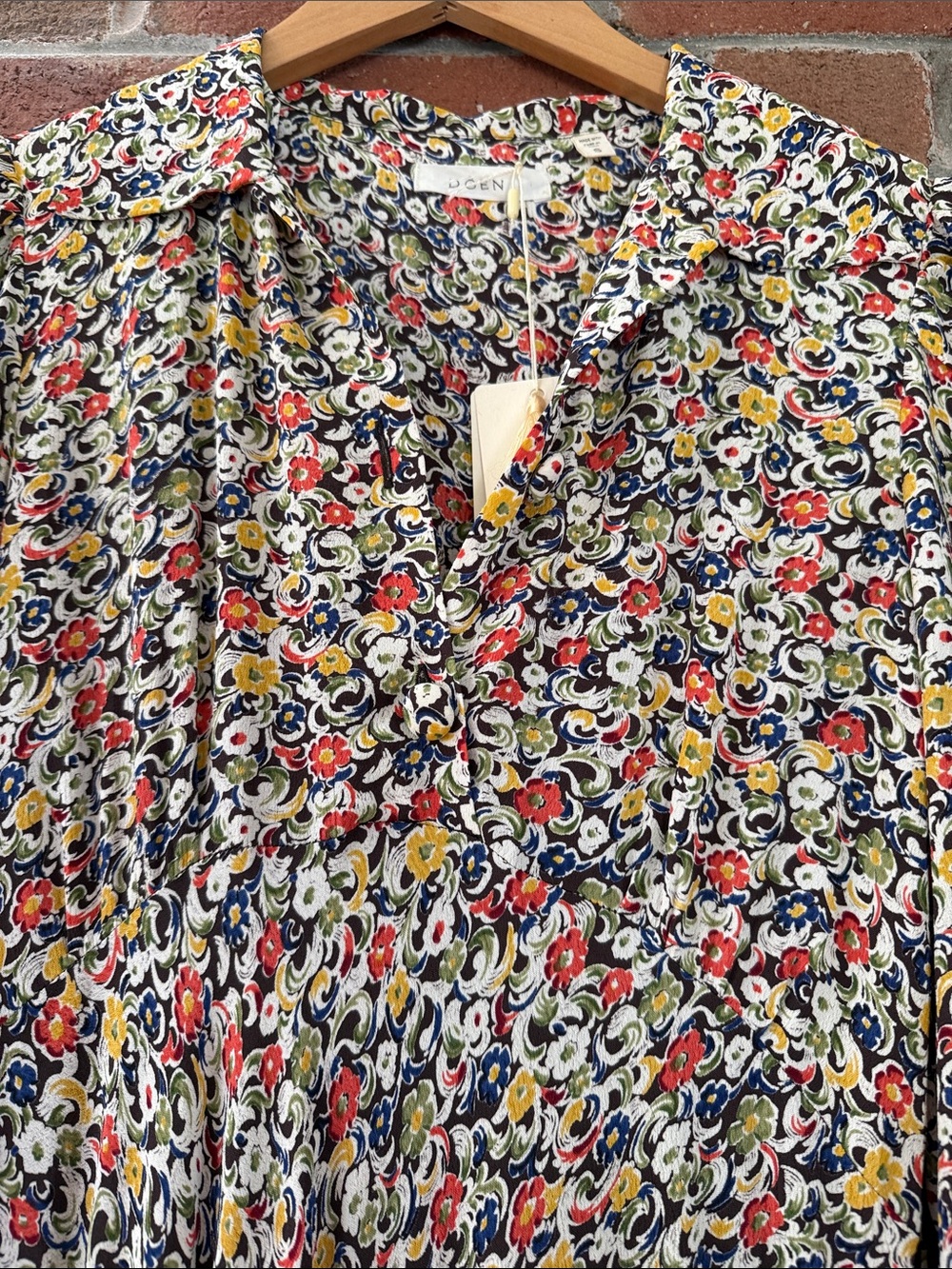 Doen Floral Maxi Dress in Multicolor ditsy print - Picture 4 of 6
